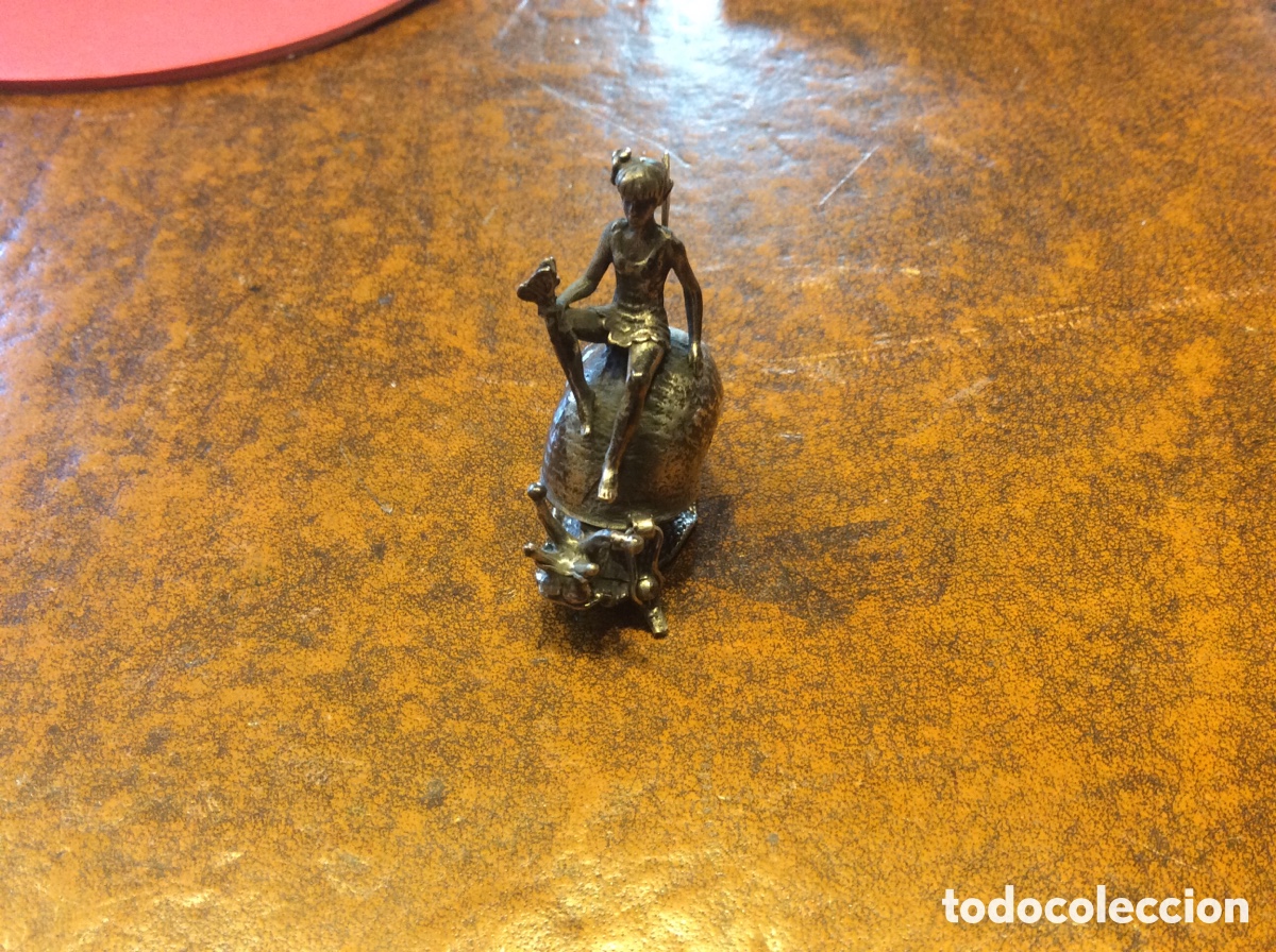 Antig&uuml;edades: Cajita plata de ley Elfo - Foto 1