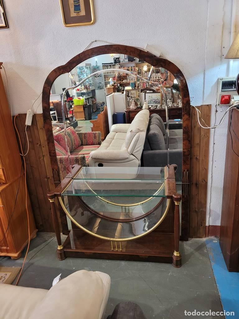 Antig&uuml;edades: RECIBIDOR GRANDE CON ESPEJO - Foto 1
