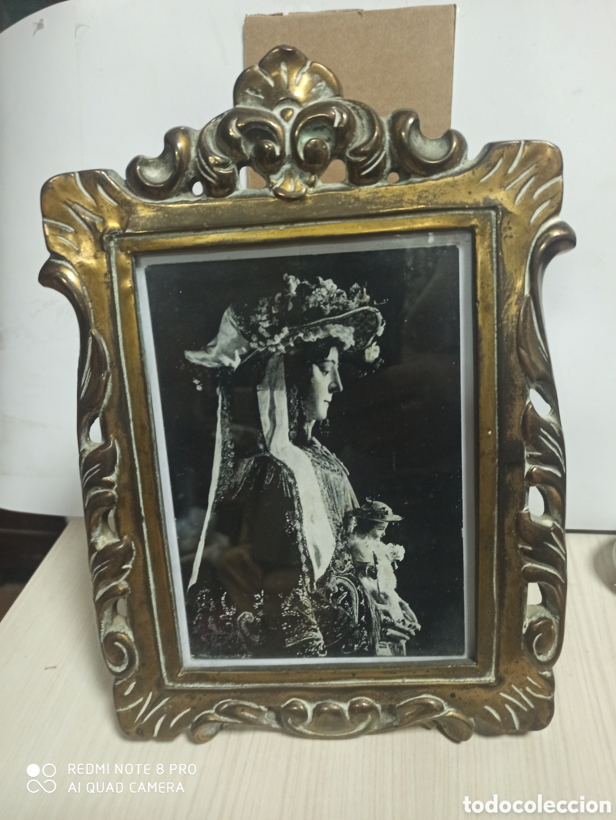 Antig&uuml;edades: Cuadro de siglo XIX Virgen del Roc&iacute;o - Foto 1