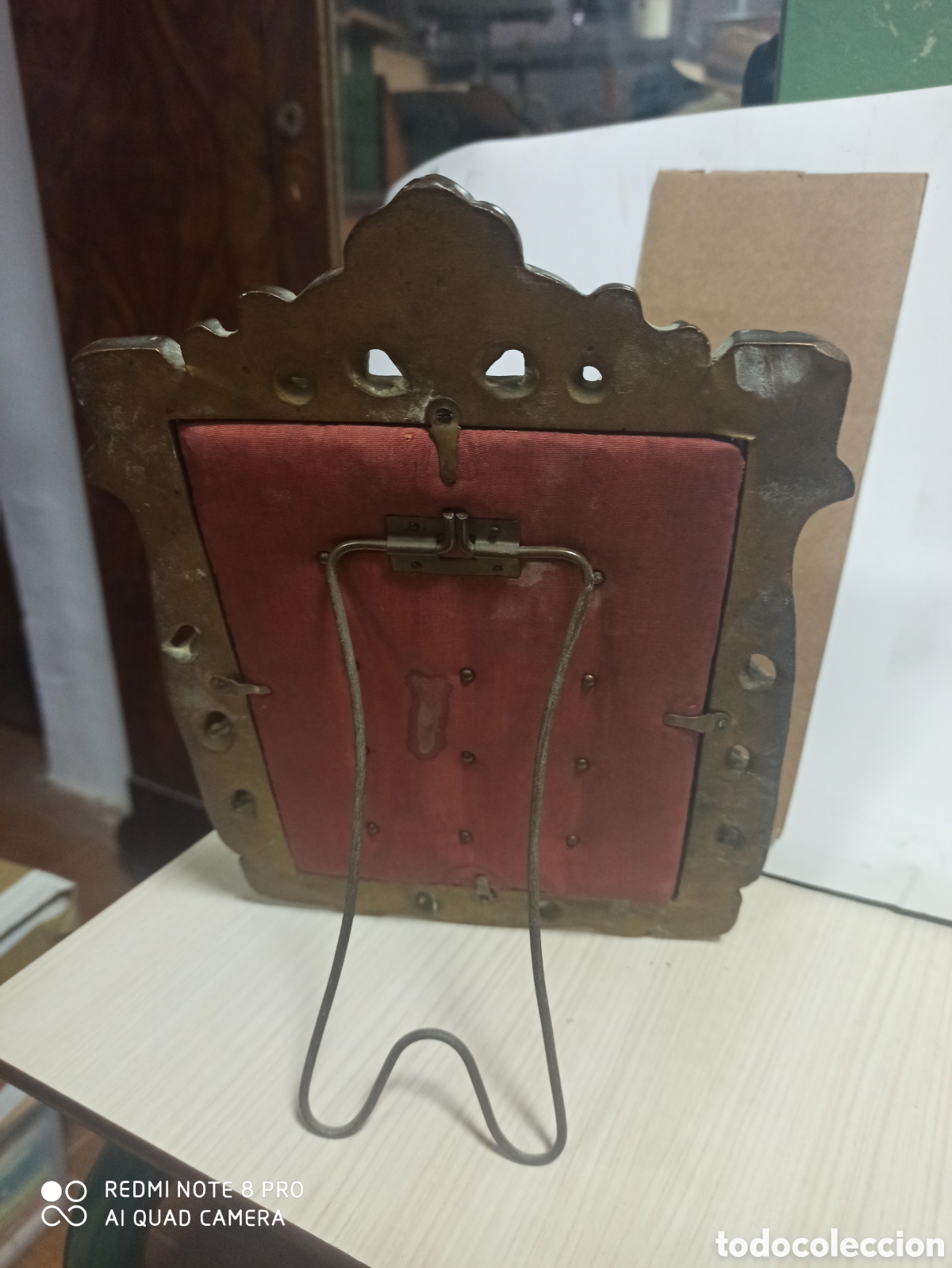 Antig&uuml;edades: Cuadro de siglo XIX Virgen del Roc&iacute;o - Foto 3