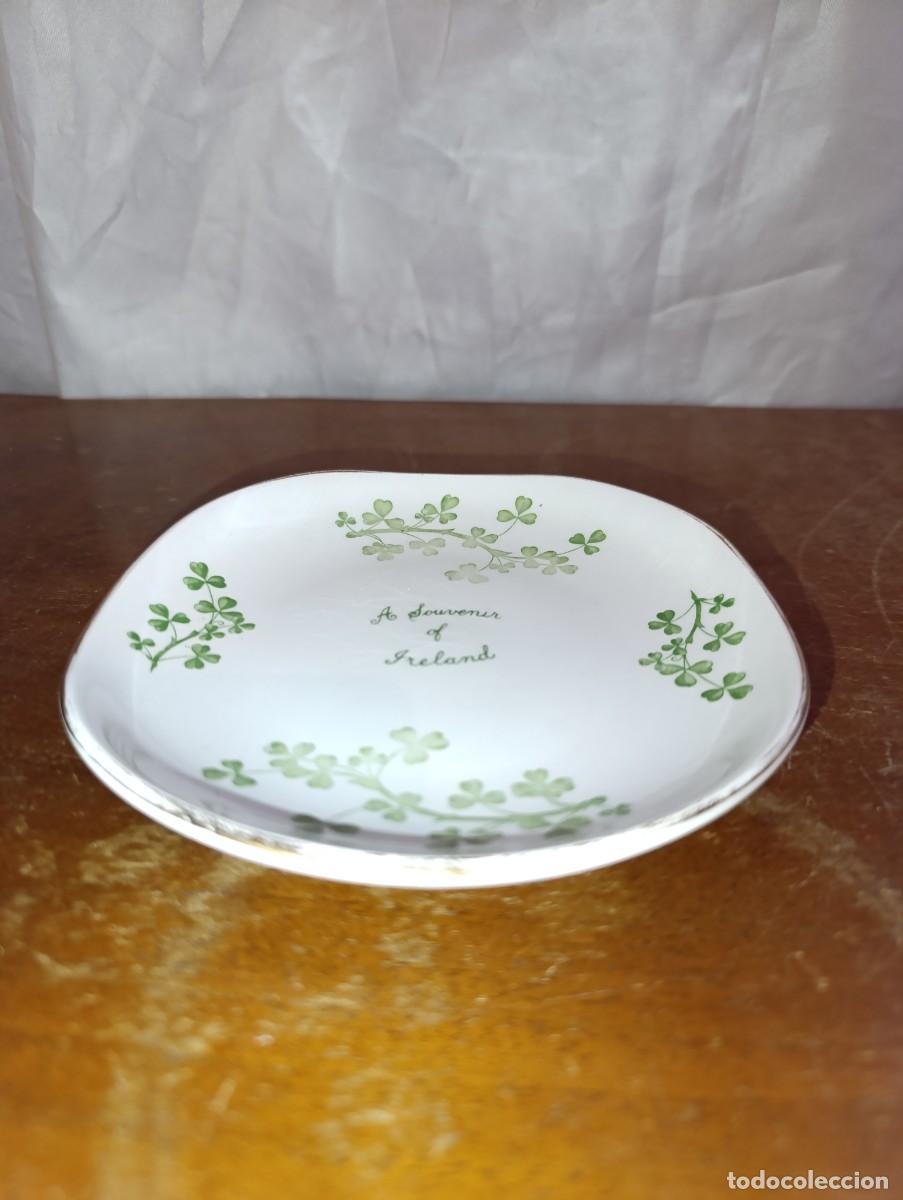 Antig&uuml;edades: Plato de postre de porcelana Arklow - Foto 3