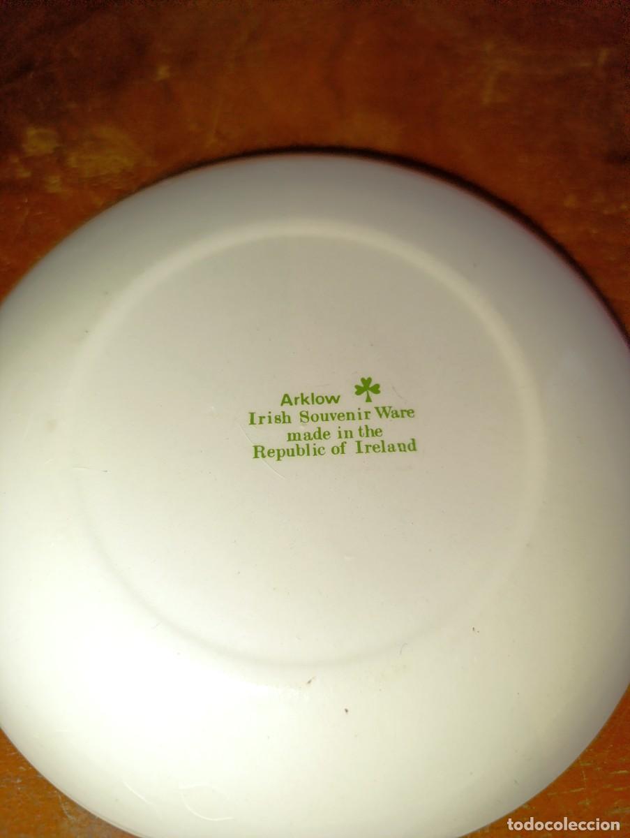Antig&uuml;edades: Plato de postre de porcelana Arklow - Foto 4