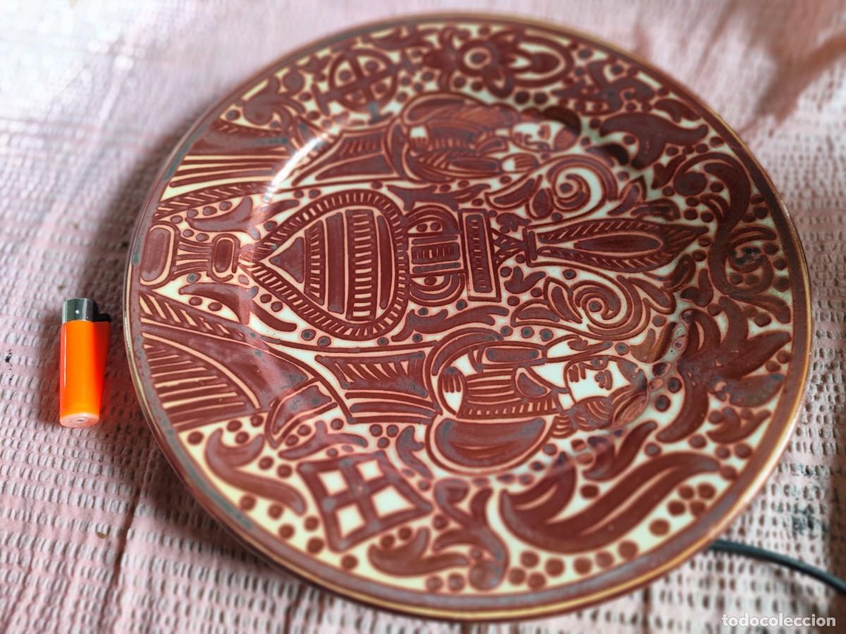 Antig&uuml;edades: PLATO DECORATIVO 33 CM - Foto 2