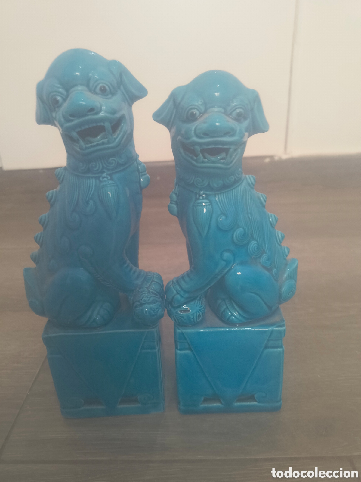 Antig&uuml;edades: Perros Foo estatuas decorativas - Foto 1