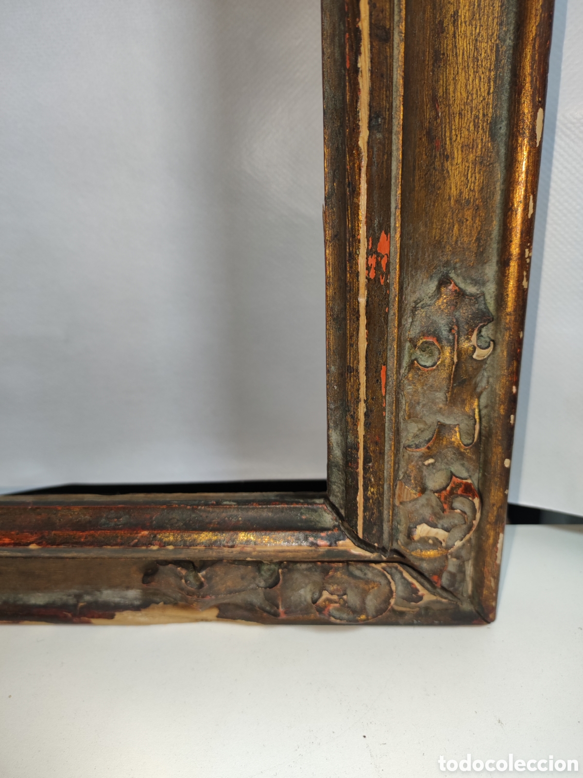 Antig&uuml;edades: Marco antiguo con mitra de San Pedro - Foto 3