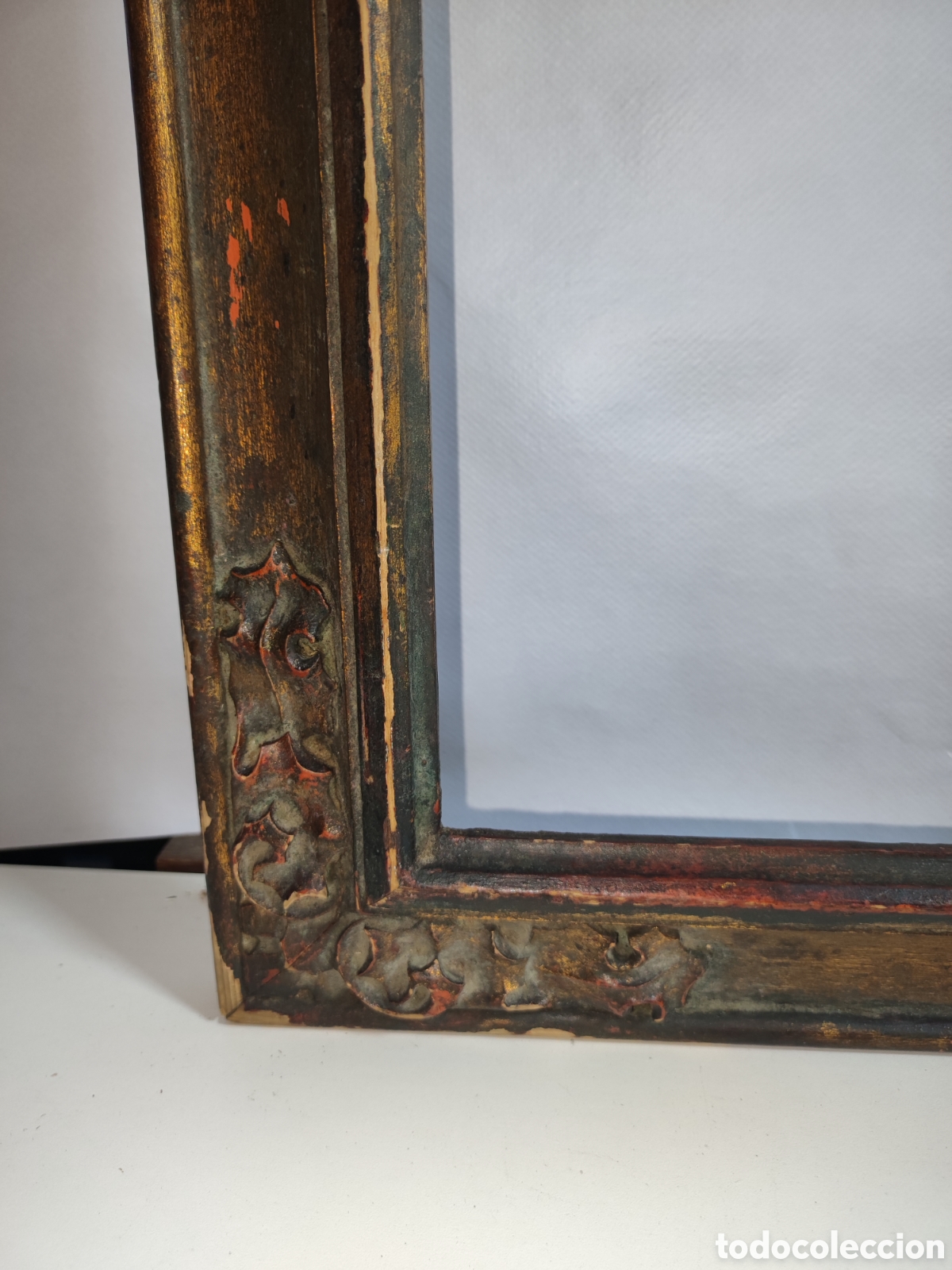 Antig&uuml;edades: Marco antiguo con mitra de San Pedro - Foto 4