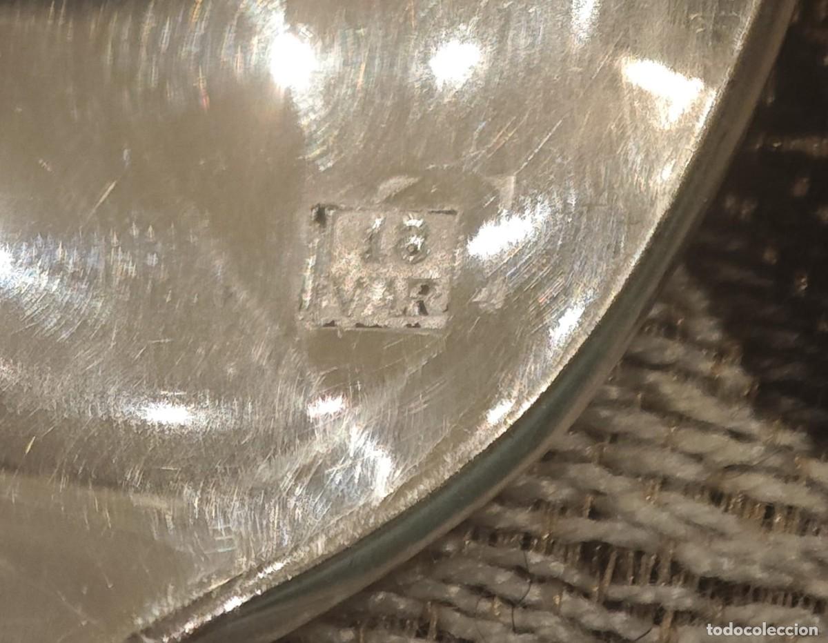 Antig&uuml;edades: 12 cucharas postre / cucharitas ba&ntilde;o plata - Foto 6