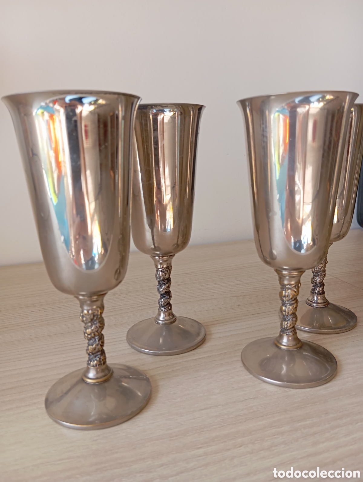 Antig&uuml;edades: 6 Copas de Plata Valero - Foto 2