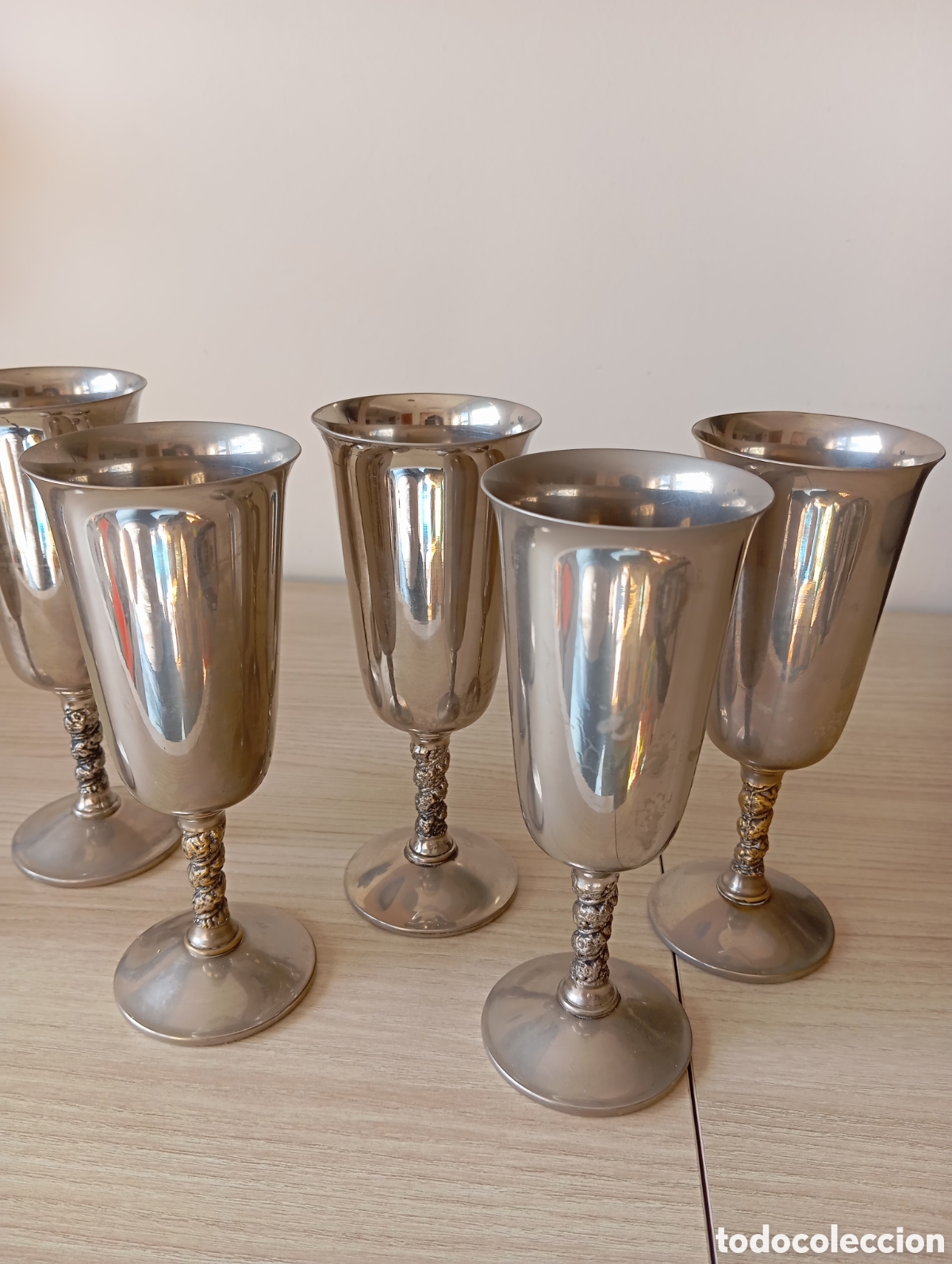 Antig&uuml;edades: 6 Copas de Plata Valero - Foto 3