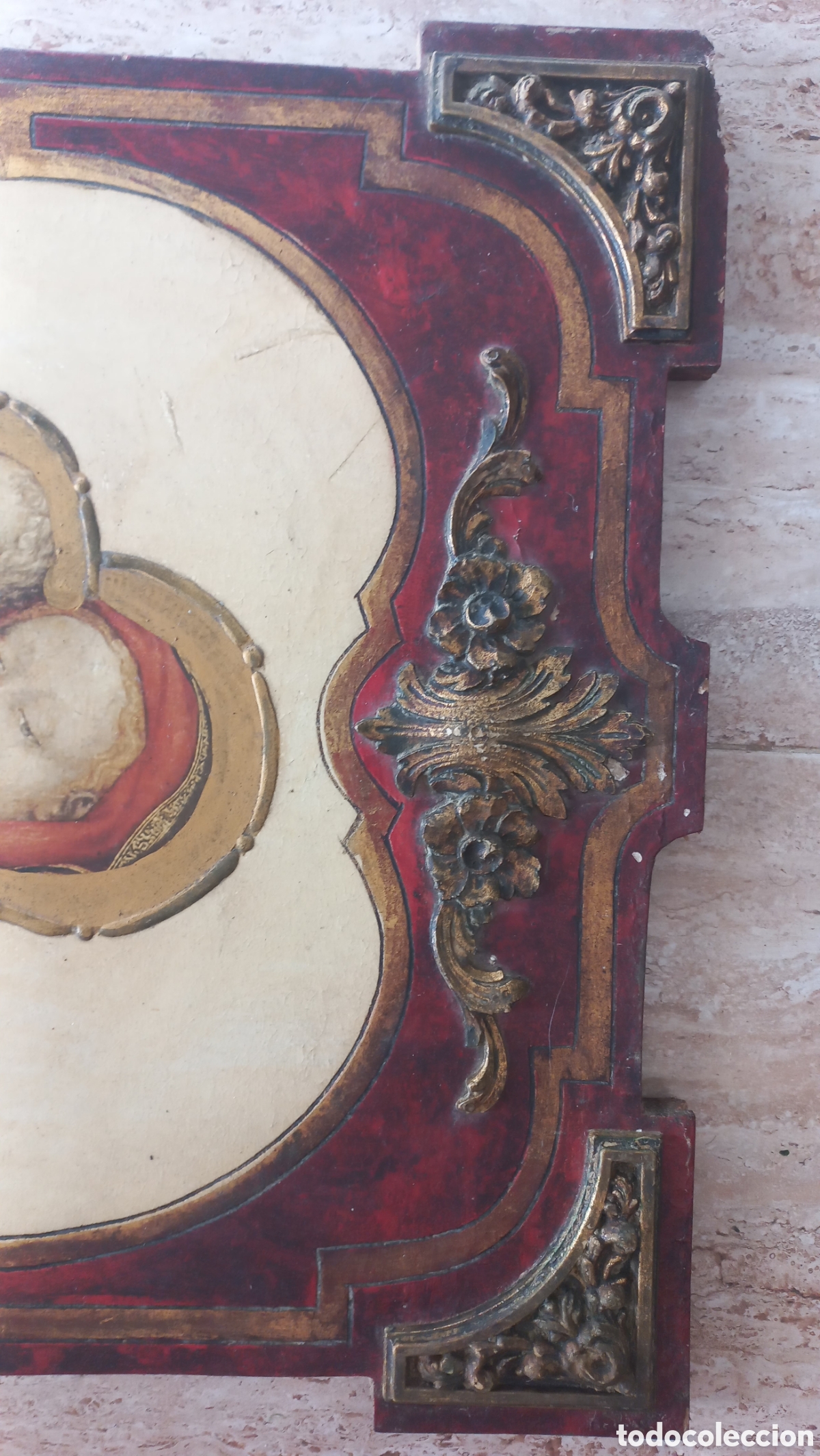 Antig&uuml;edades: Icono antiguo de madera - Foto 6
