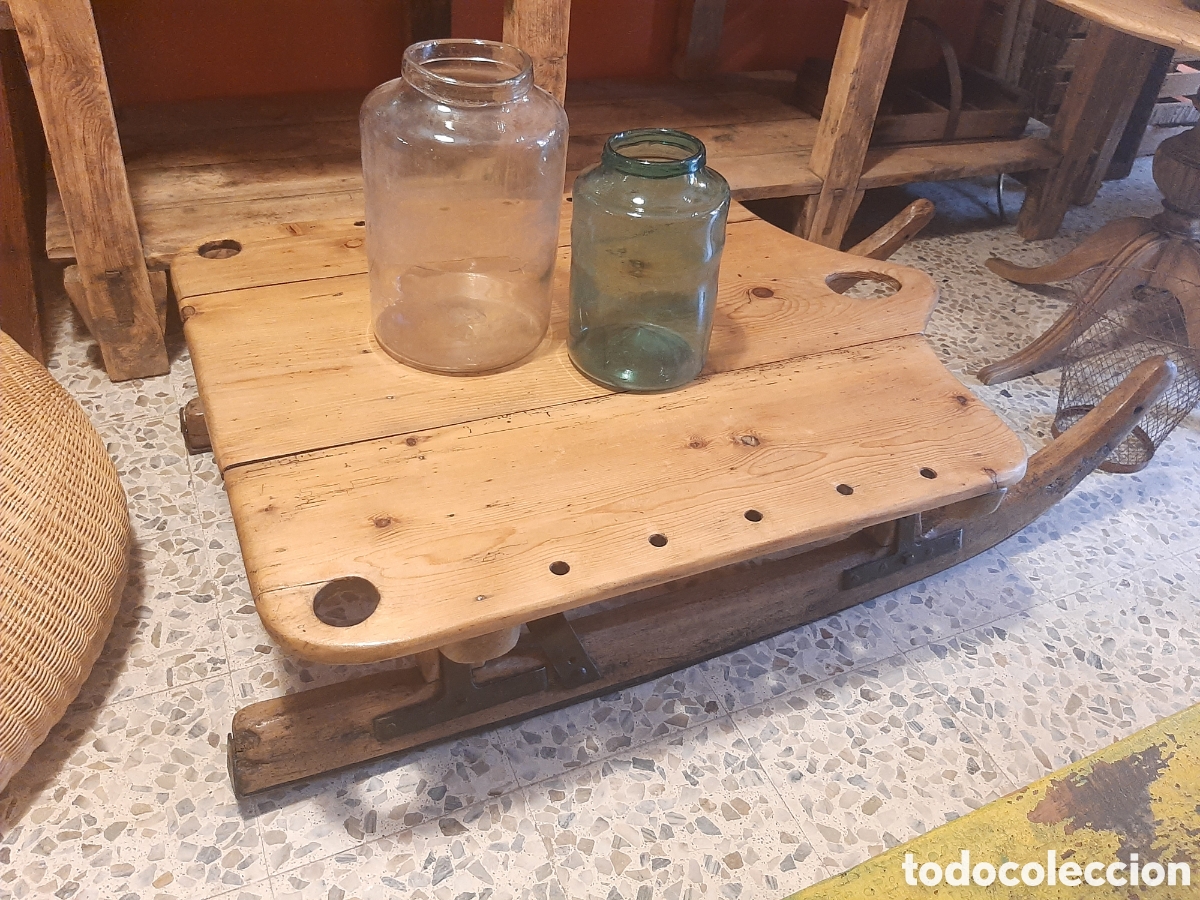 Antig&uuml;edades: Gran trineo antiguo de carga del Valle de Aran - Foto 4