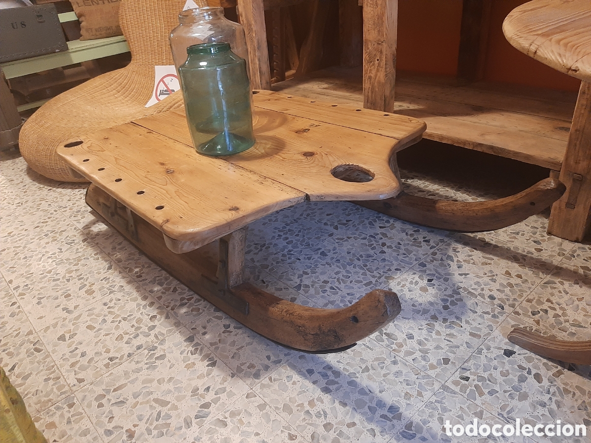 Antig&uuml;edades: Gran trineo antiguo de carga del Valle de Aran - Foto 5