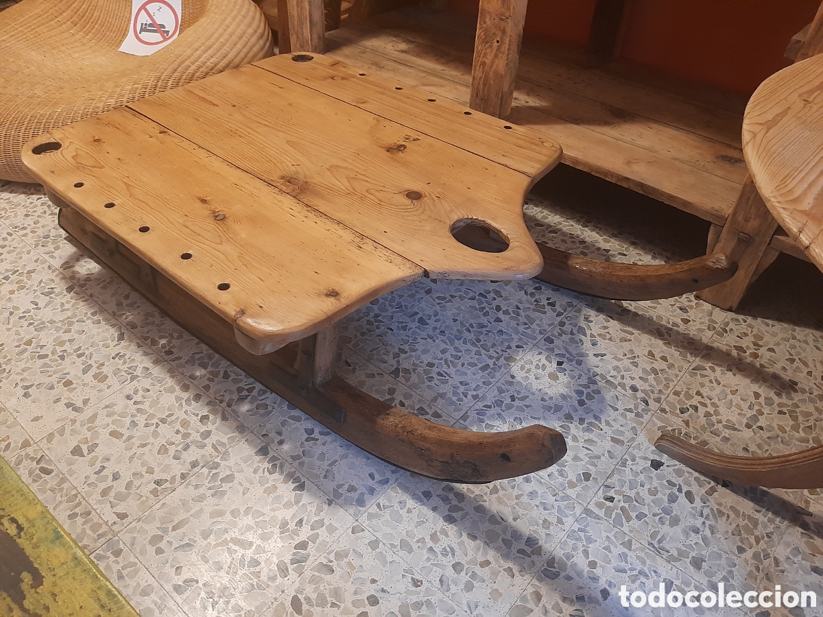 Antig&uuml;edades: Gran trineo antiguo de carga del Valle de Aran - Foto 7