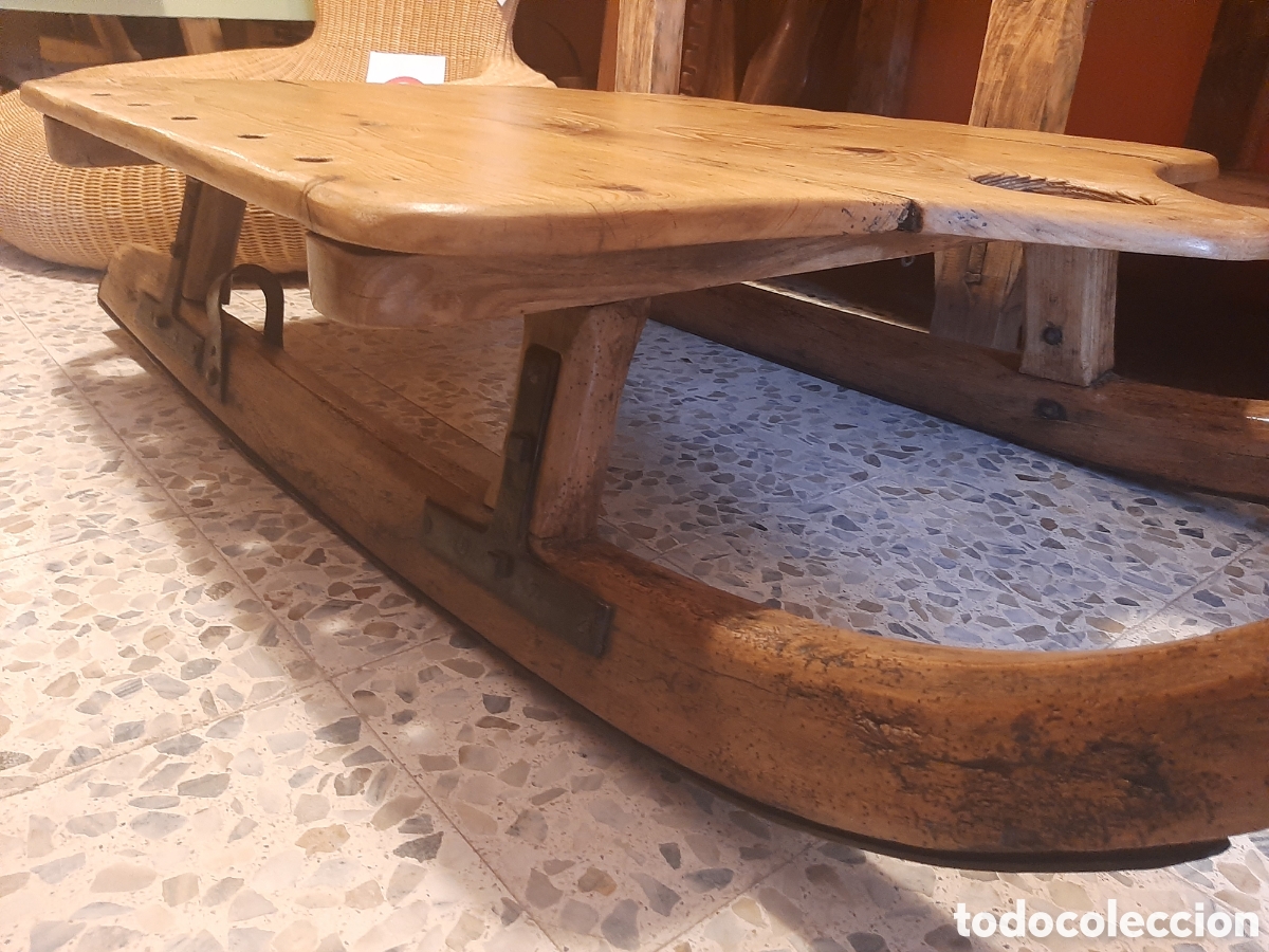Antig&uuml;edades: Gran trineo antiguo de carga del Valle de Aran - Foto 8