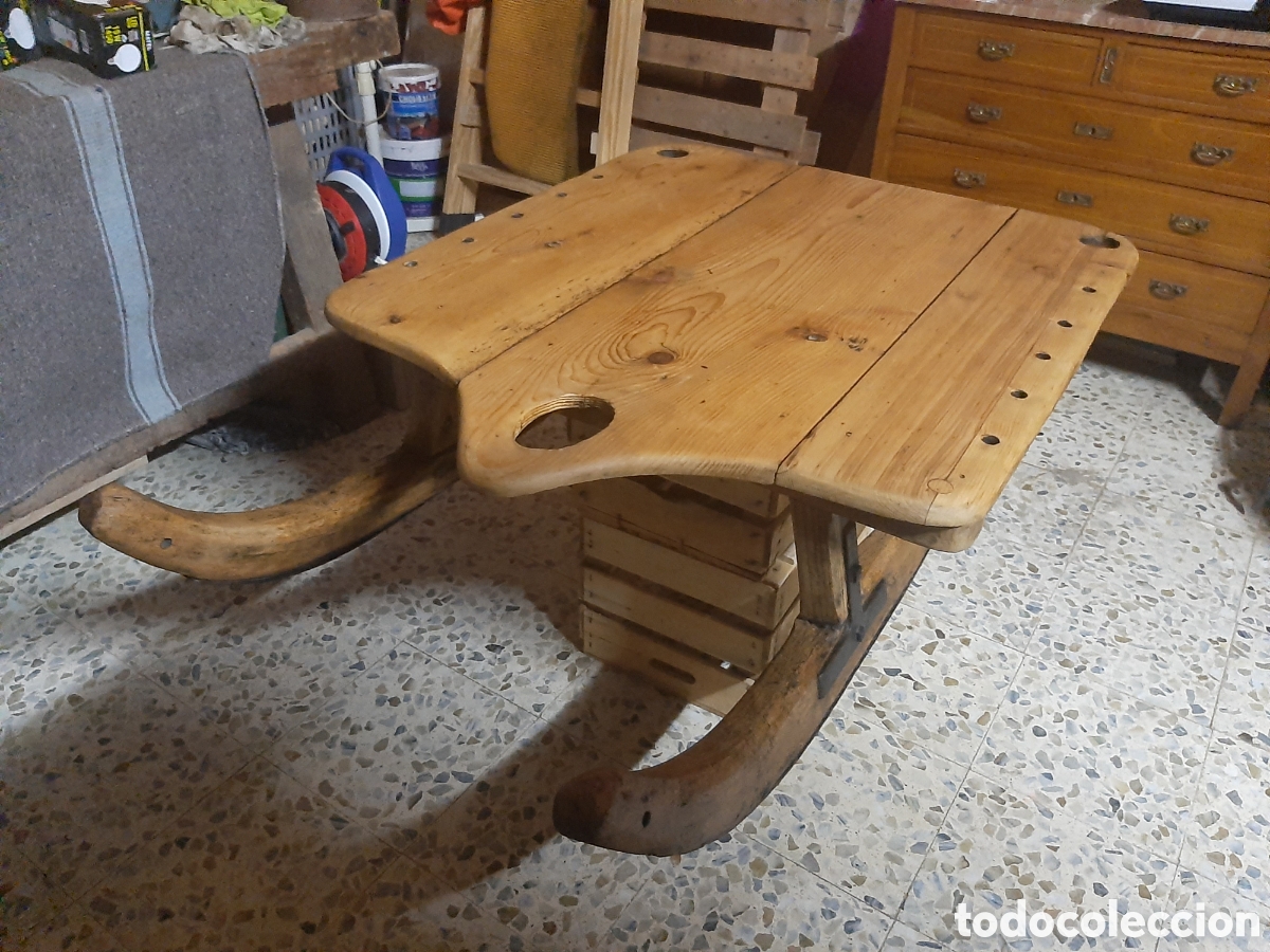 Antig&uuml;edades: Gran trineo antiguo de carga del Valle de Aran - Foto 1