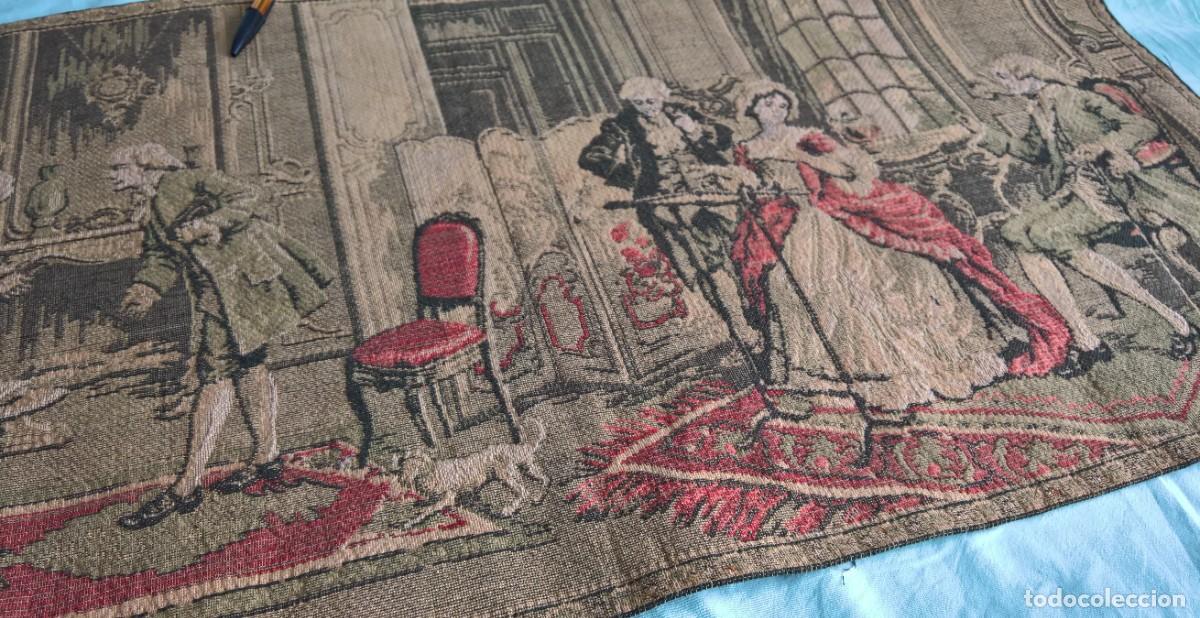 Antig&uuml;edades: 89 x 47 ctms-Antiguo Tapiz - Foto 7