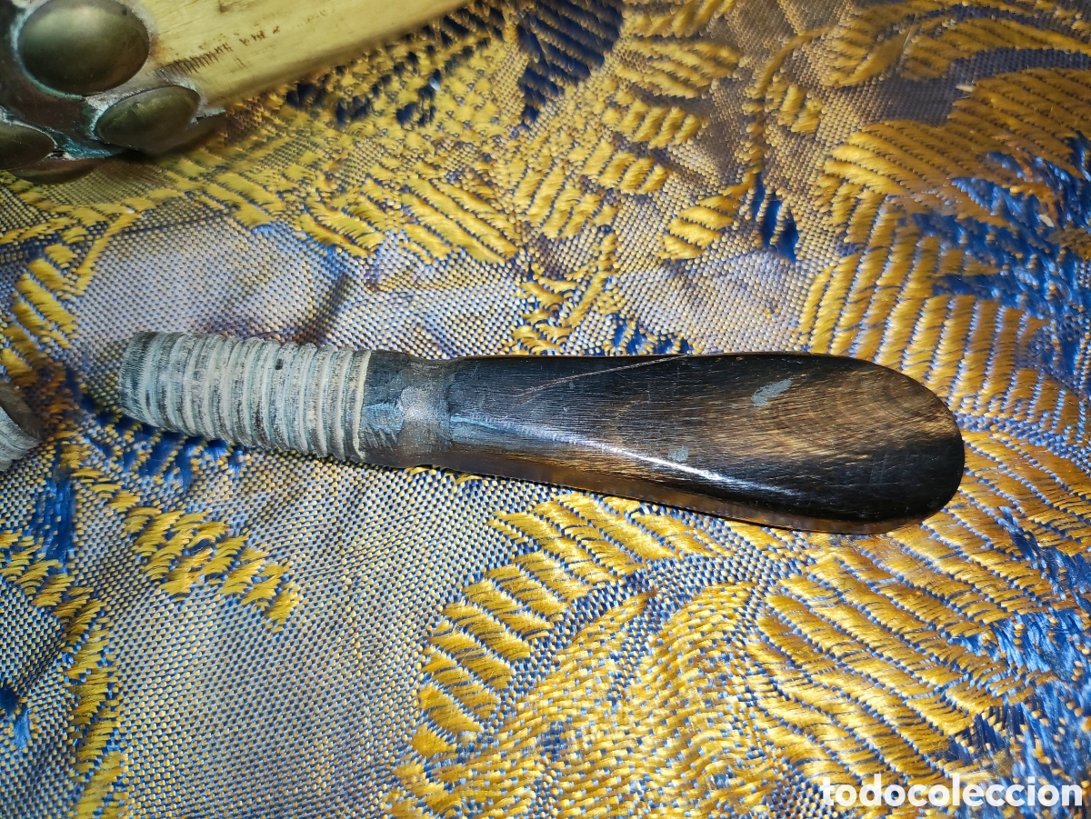 Antig&uuml;edades: CUERNOS DE TORO RECIPIENTES PARA L&Iacute;QUIDO - Foto 12