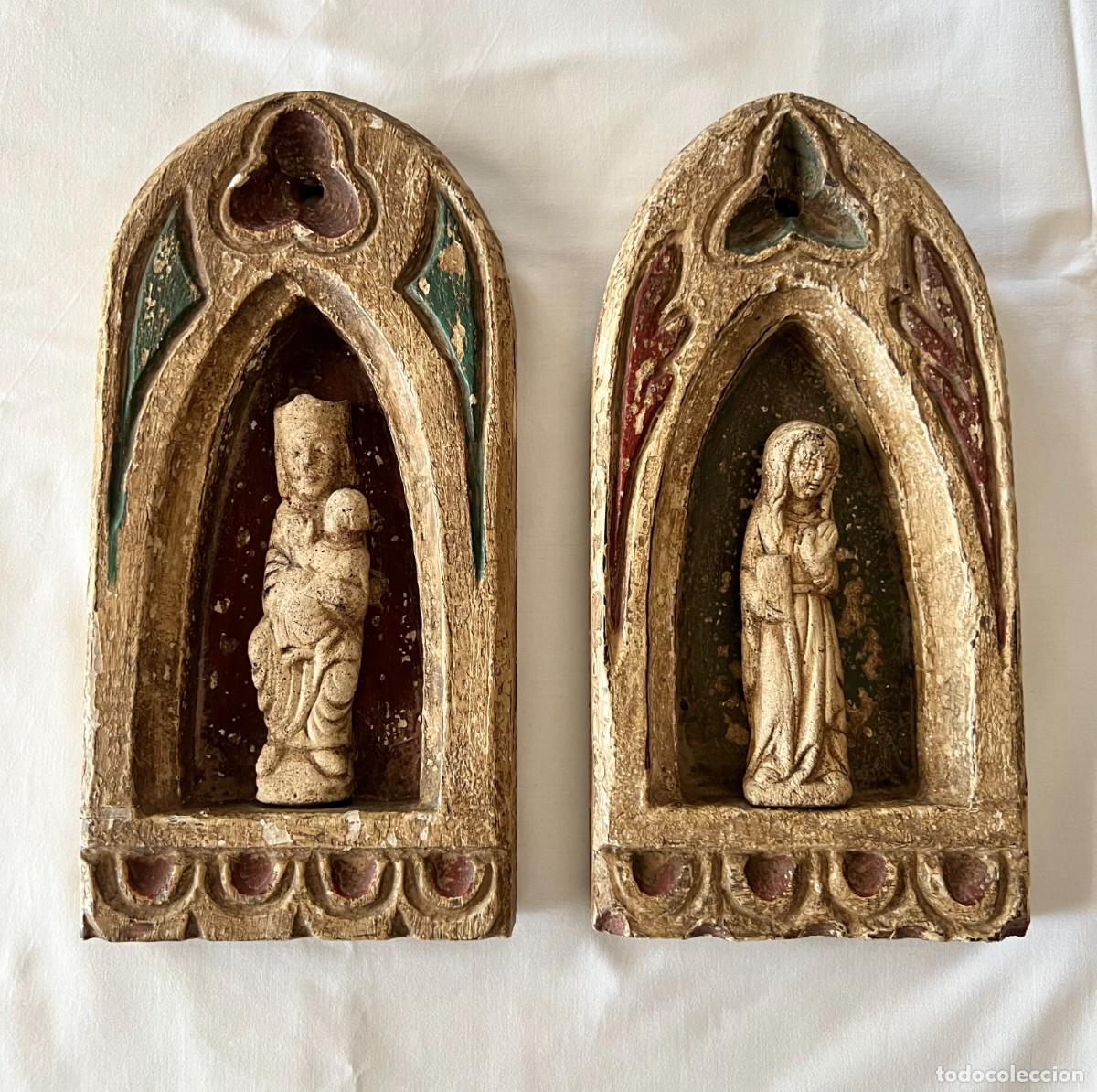 Antig&uuml;edades: Lote de varias piezas religiosas - Foto 3