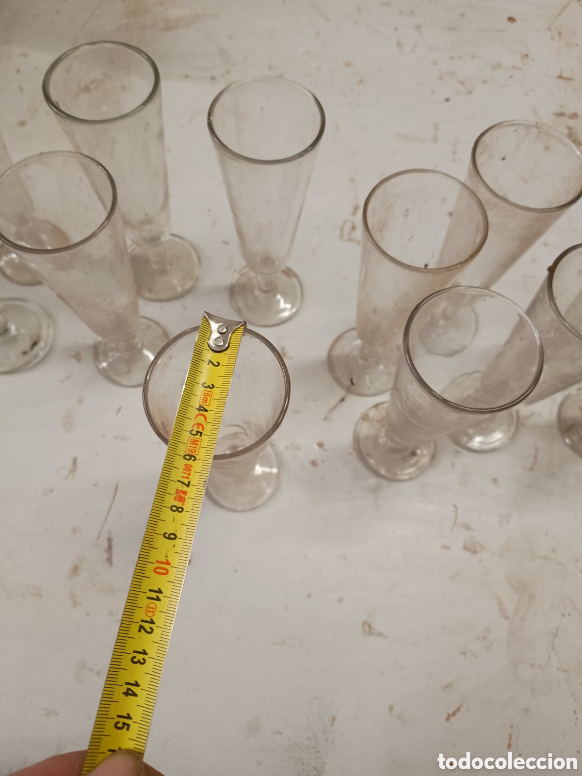 Antig&uuml;edades: Copas tipo flauta 15 ud - Foto 4