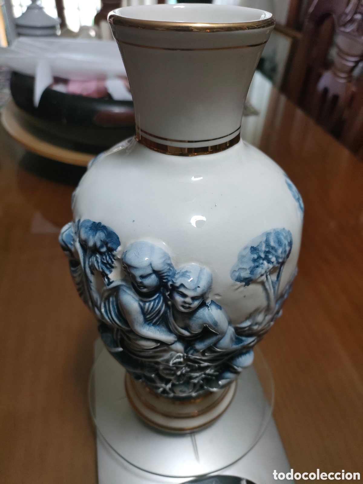 Antig&uuml;edades: Jarr&oacute;n capodimonte a&ntilde;os 80 - Foto 1