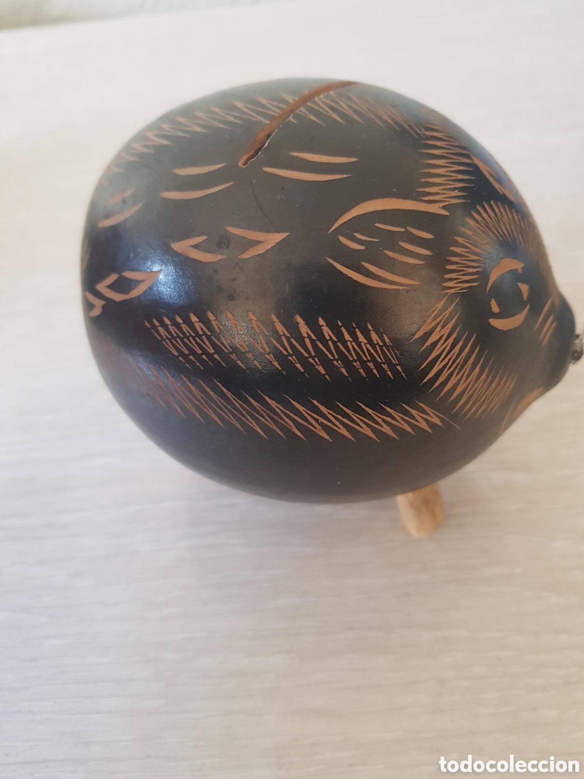 Antig&uuml;edades: Cerdo hucha Africano en Coco - Foto 3