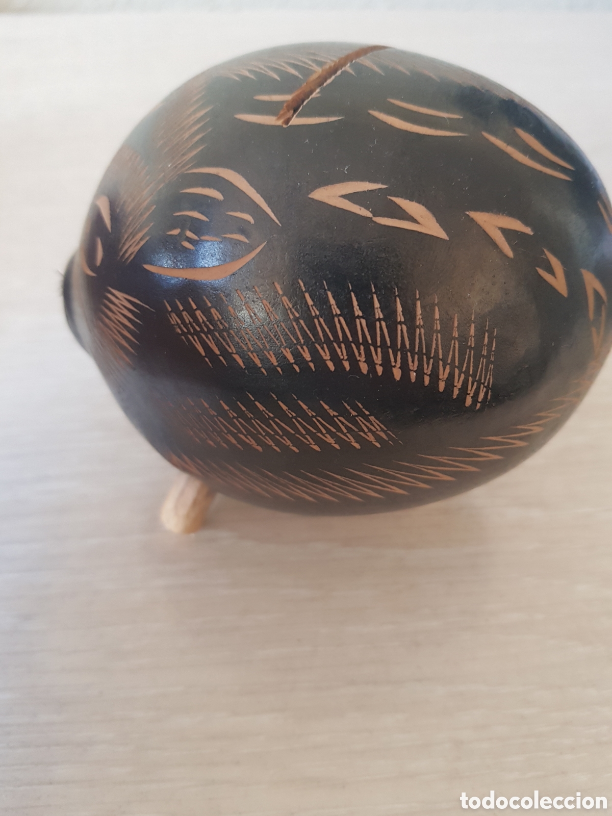 Antig&uuml;edades: Cerdo hucha Africano en Coco - Foto 5