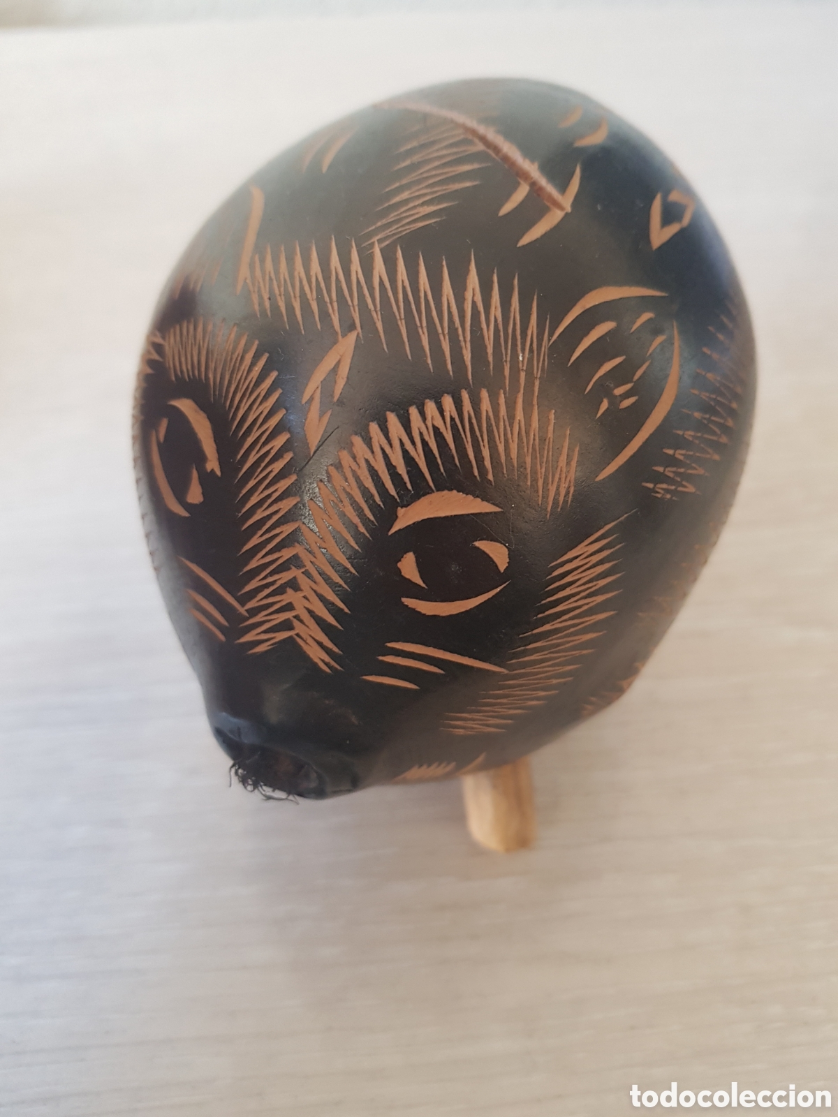 Antig&uuml;edades: Cerdo hucha Africano en Coco - Foto 1