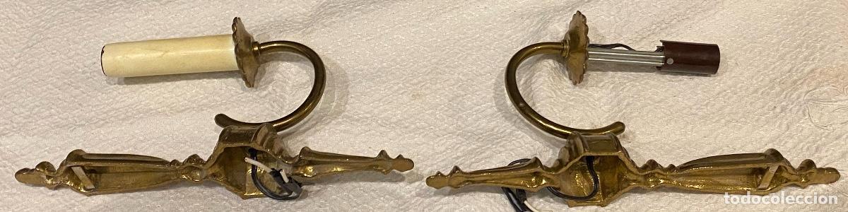 Antig&uuml;edades: apliques peque&ntilde;os de bronce de pared - Foto 2
