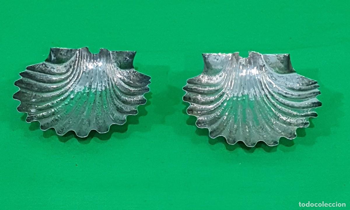 Antig&uuml;edades: Conchas vieiras de plata - Foto 2