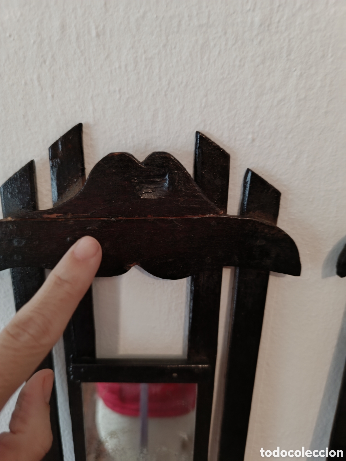 Antig&uuml;edades: Pareja repisas madera - Foto 5