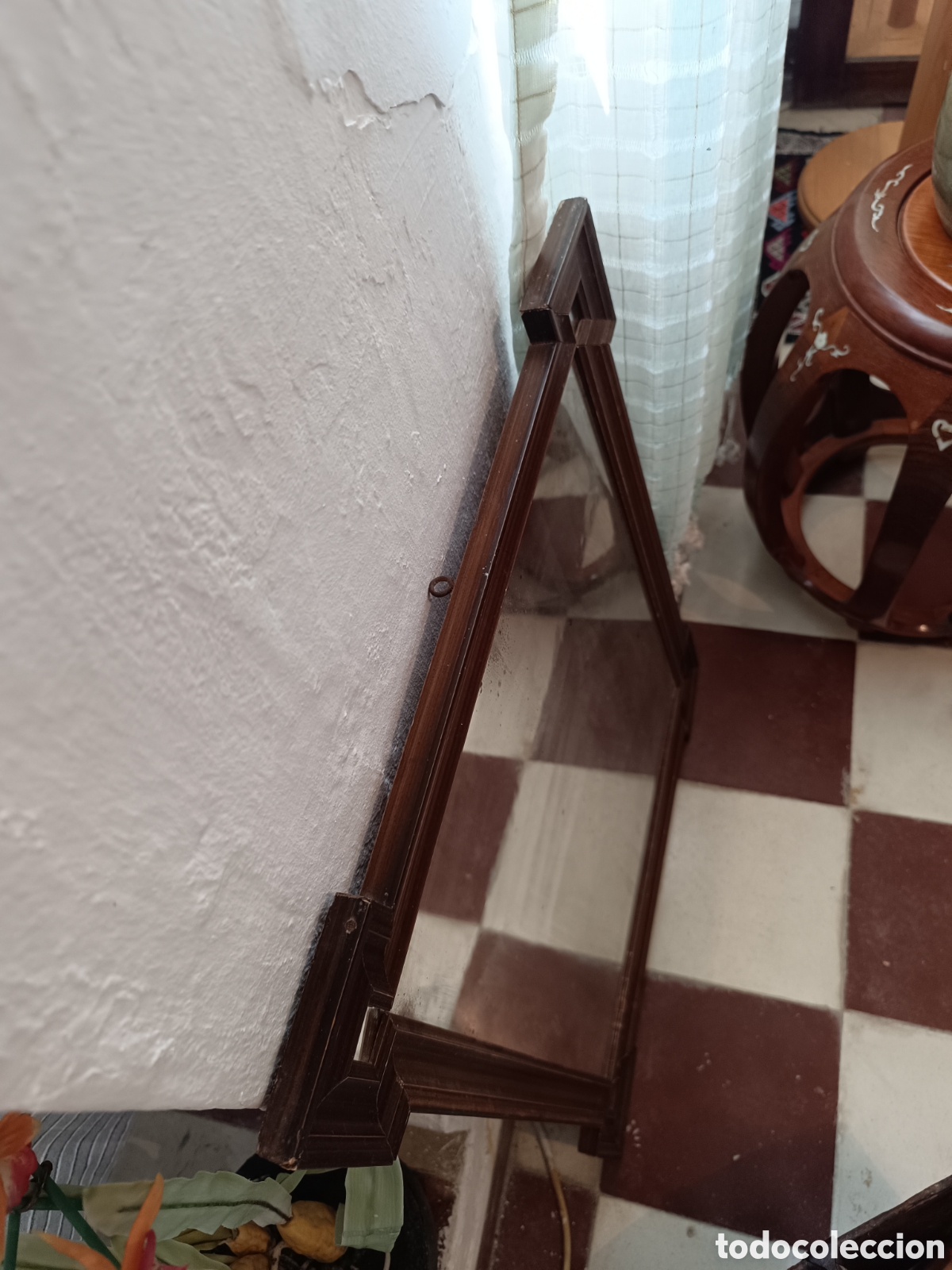 Antig&uuml;edades: Espejo antiguo madera - Foto 4