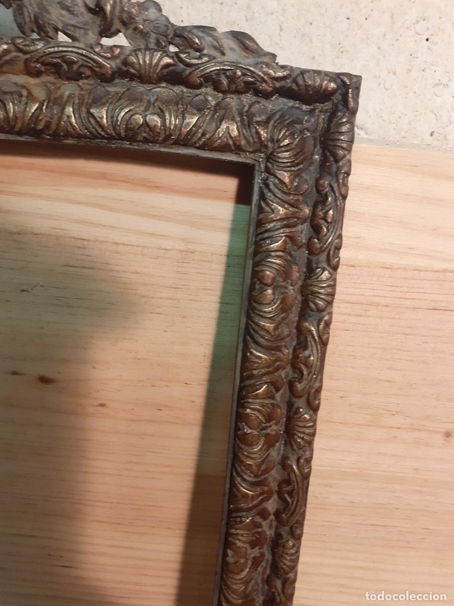 Antig&uuml;edades: Marco de bronce macizo 37 x 26 - Foto 4