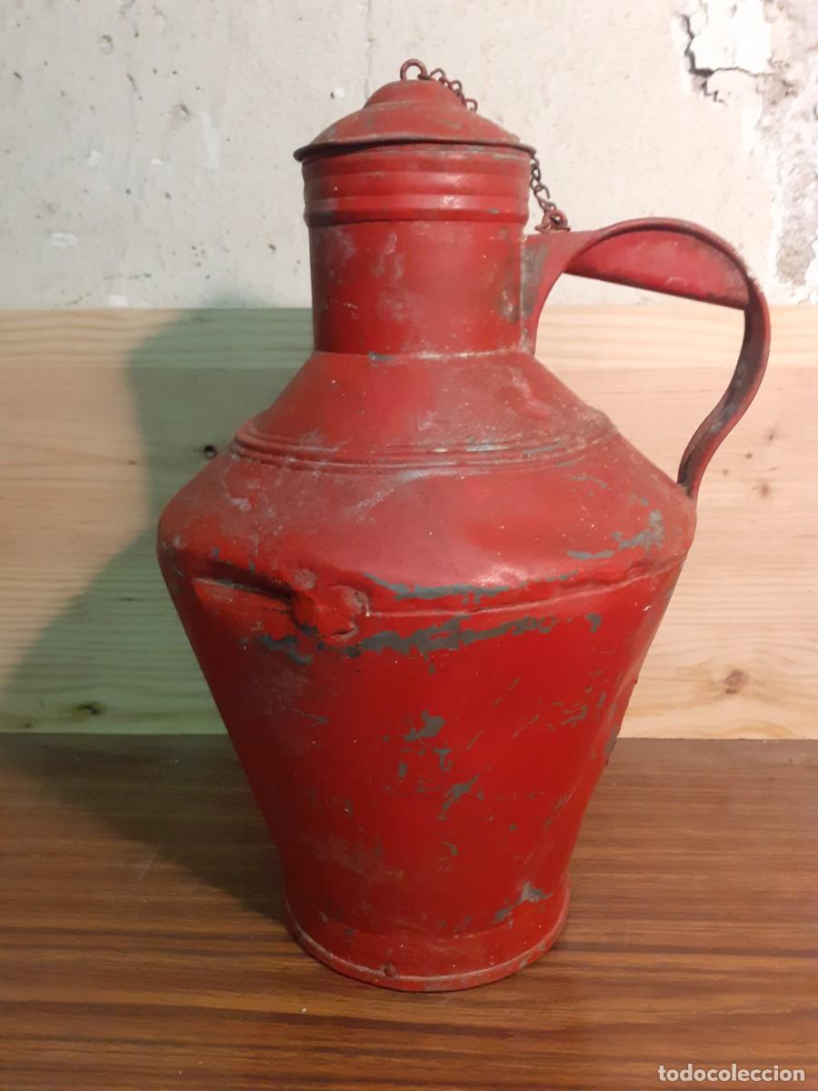 Antig&uuml;edades: Lechera antigua de 10 lts - Foto 1