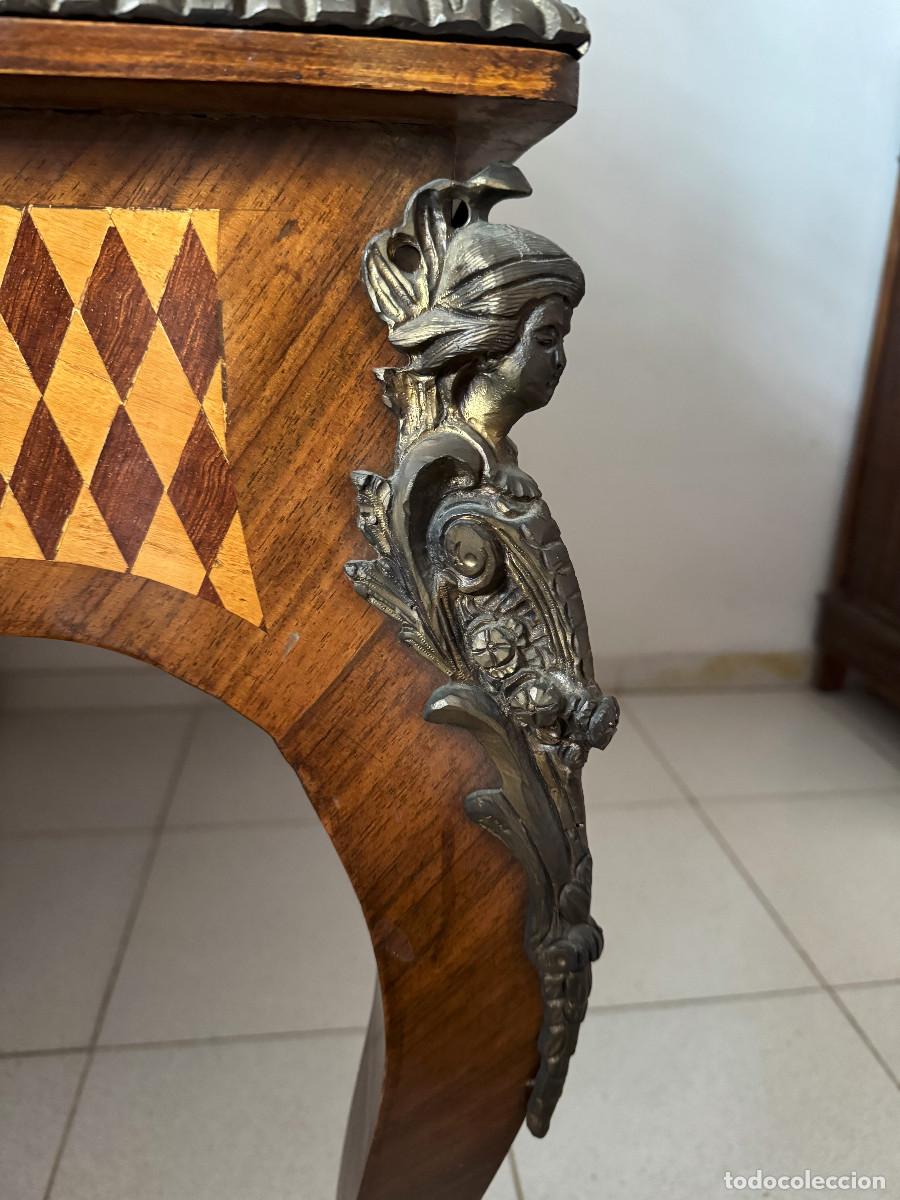 Antig&uuml;edades: Secretier / Escritorio con marqueter&iacute;a - Foto 3