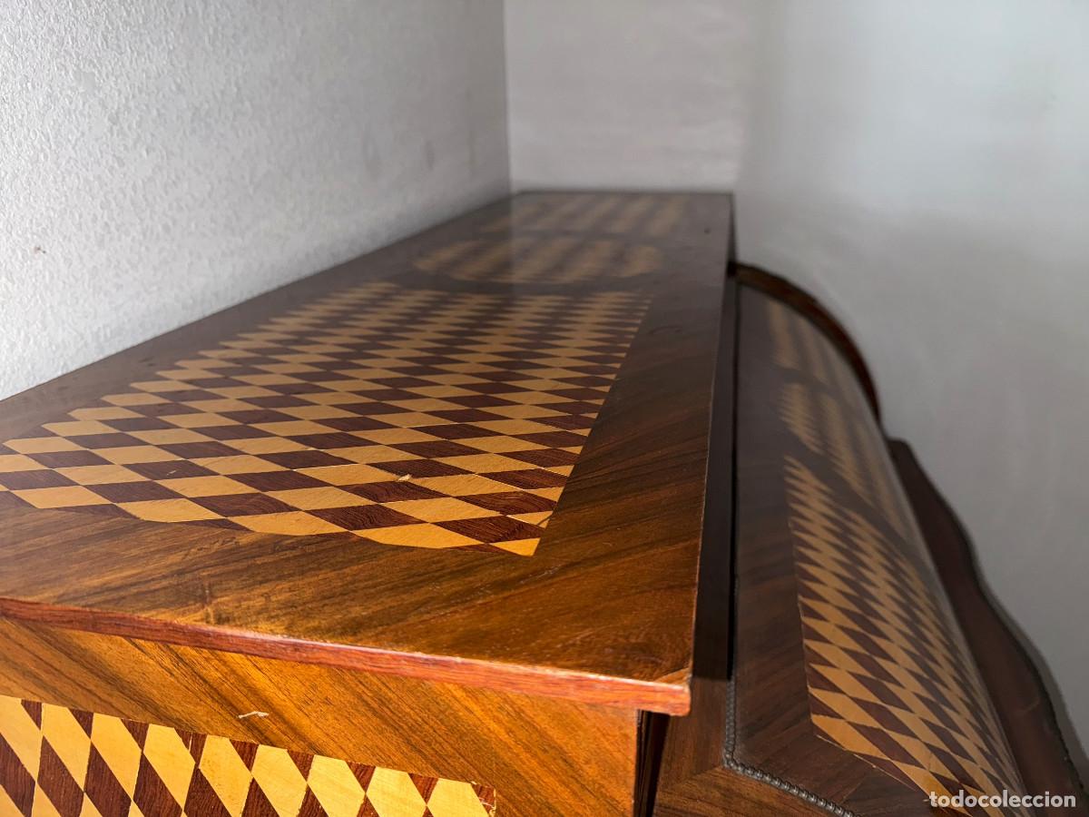 Antig&uuml;edades: Secretier / Escritorio con marqueter&iacute;a - Foto 7