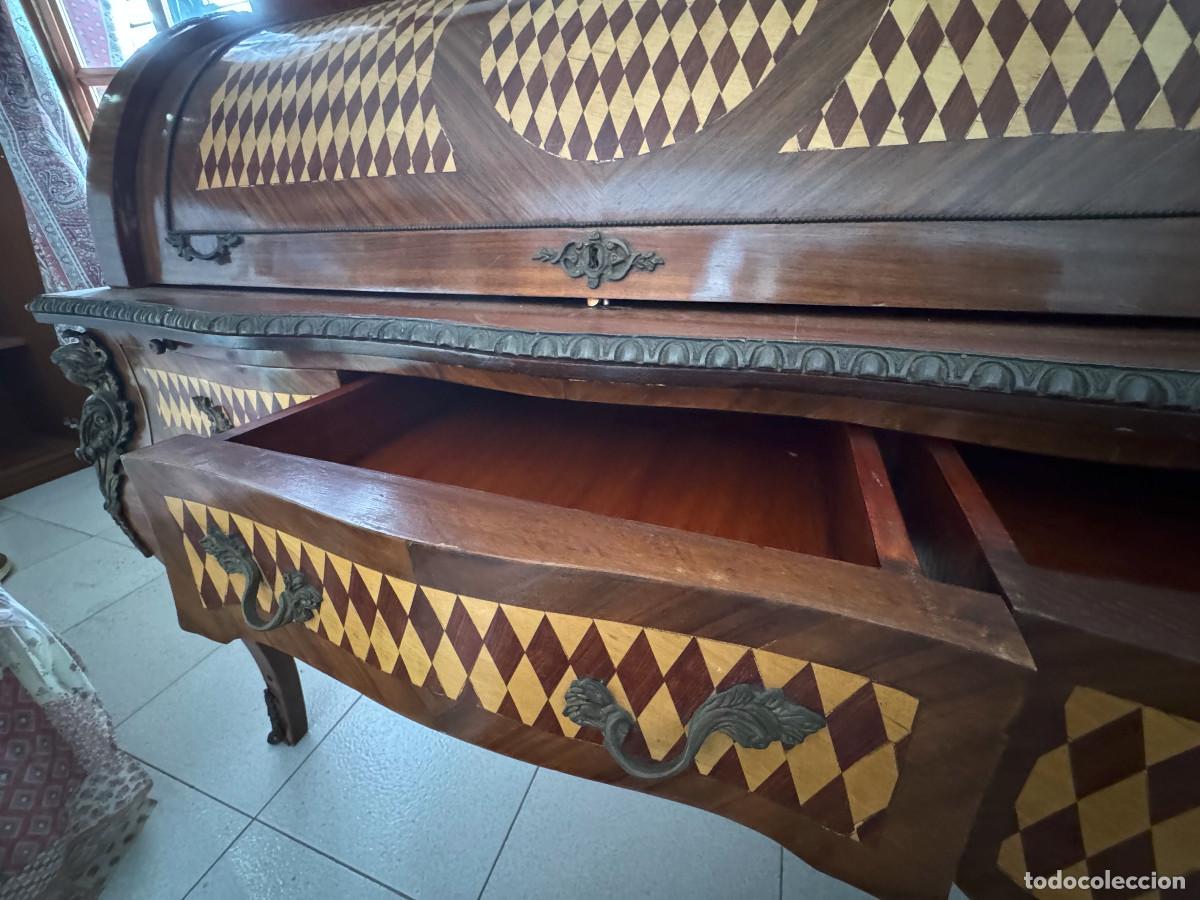 Antig&uuml;edades: Secretier / Escritorio con marqueter&iacute;a - Foto 18