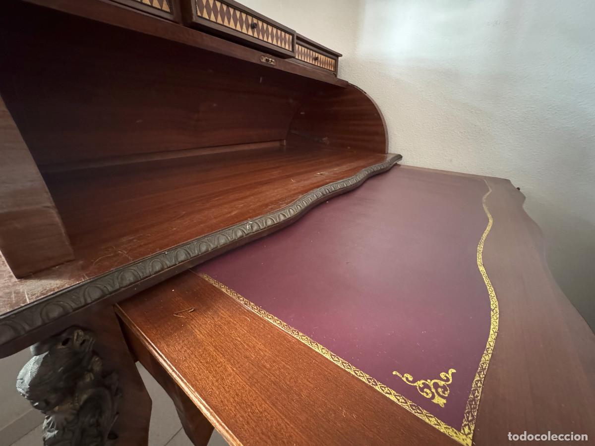 Antig&uuml;edades: Secretier / Escritorio con marqueter&iacute;a - Foto 21