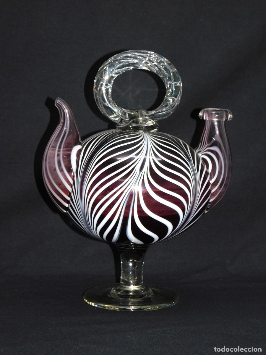 Antig&uuml;edades: BOTIJO DE CRISTAL MURANO - Foto 2