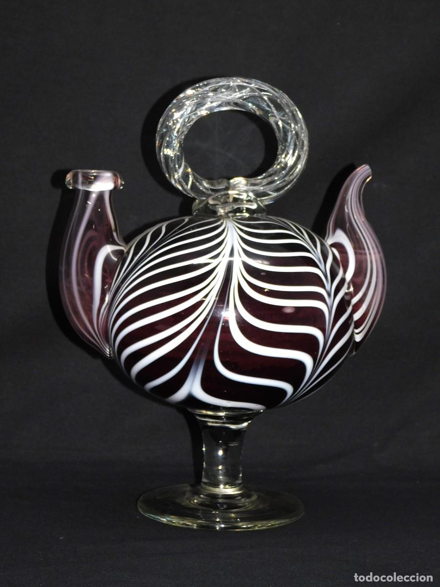 Antig&uuml;edades: BOTIJO DE CRISTAL MURANO - Foto 5