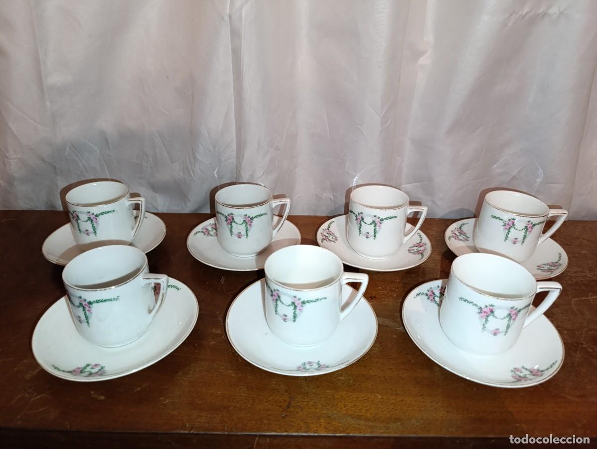Antig&uuml;edades: Juego de caf&eacute; de porcelana sin marca - Foto 2