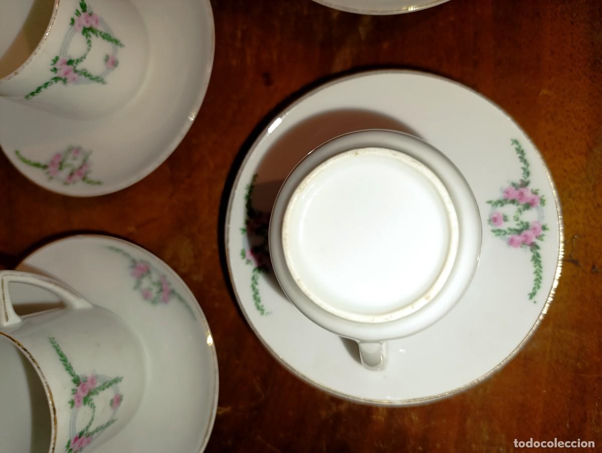 Antig&uuml;edades: Juego de caf&eacute; de porcelana sin marca - Foto 6