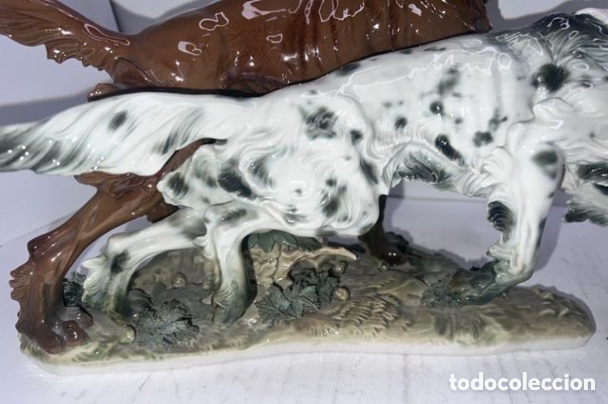Antig&uuml;edades: Perros cer&aacute;mica algora - Foto 2