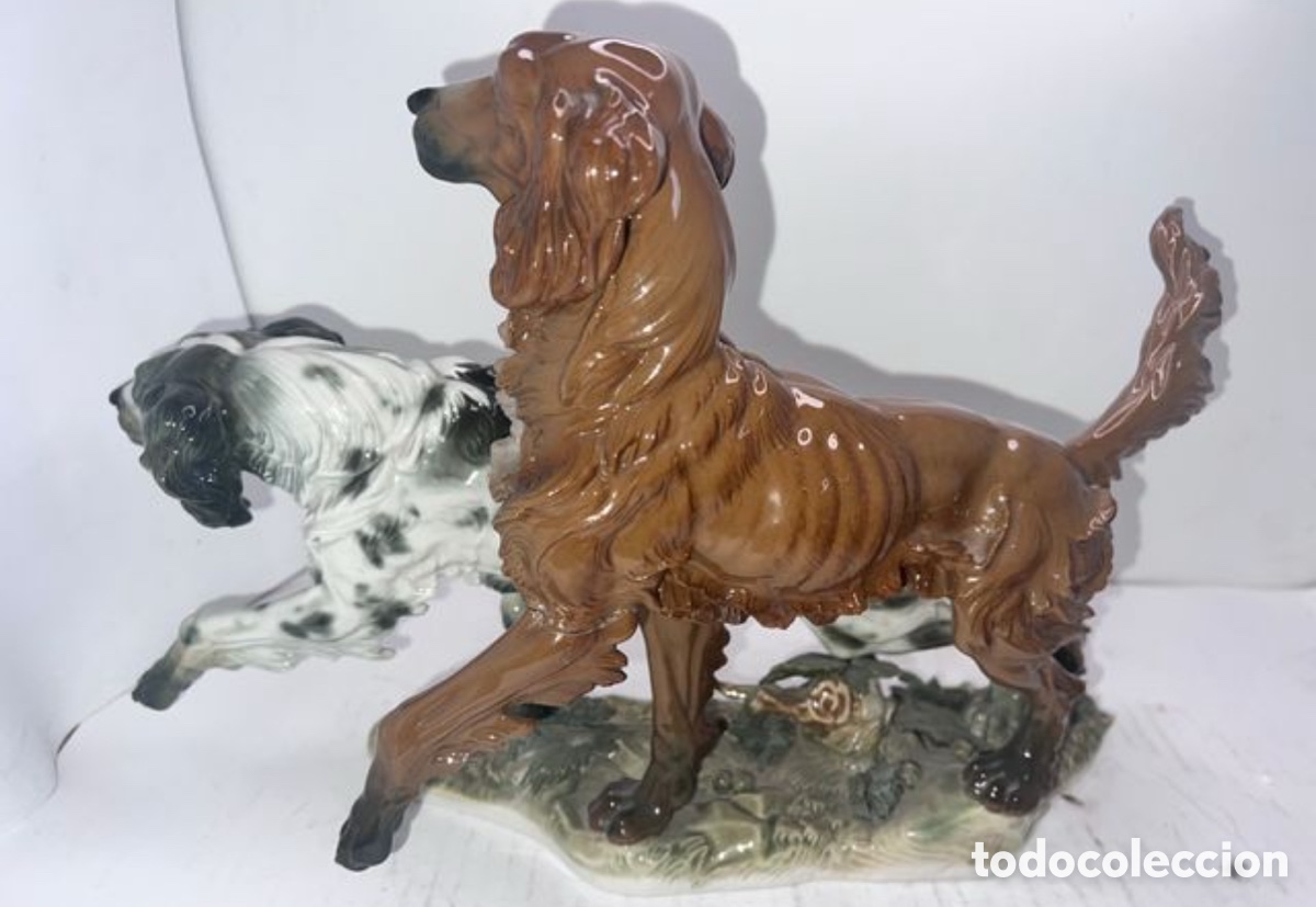 Antig&uuml;edades: Perros cer&aacute;mica algora - Foto 3