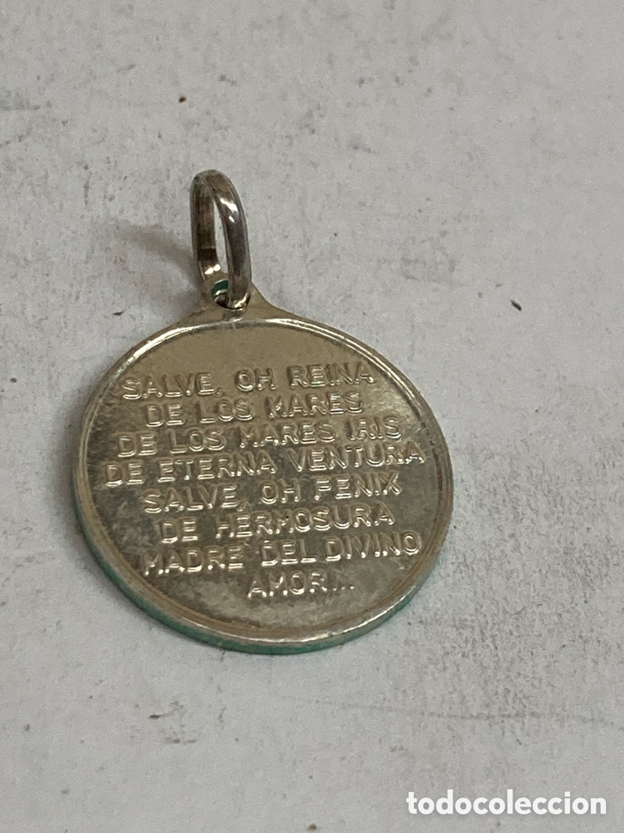Antig&uuml;edades: Medalla de plata religiosa C337 - Foto 2