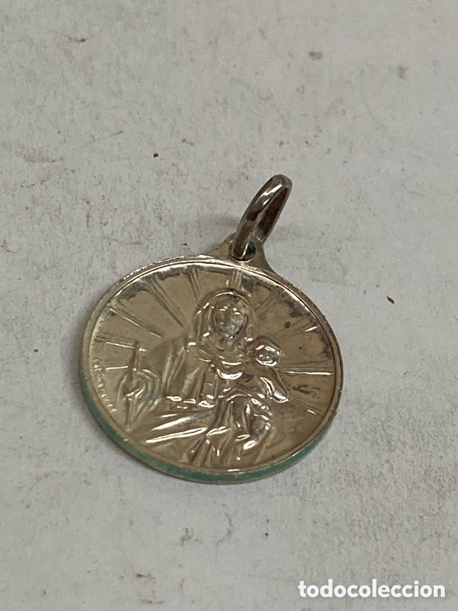 Antig&uuml;edades: Medalla de plata religiosa C337 - Foto 1