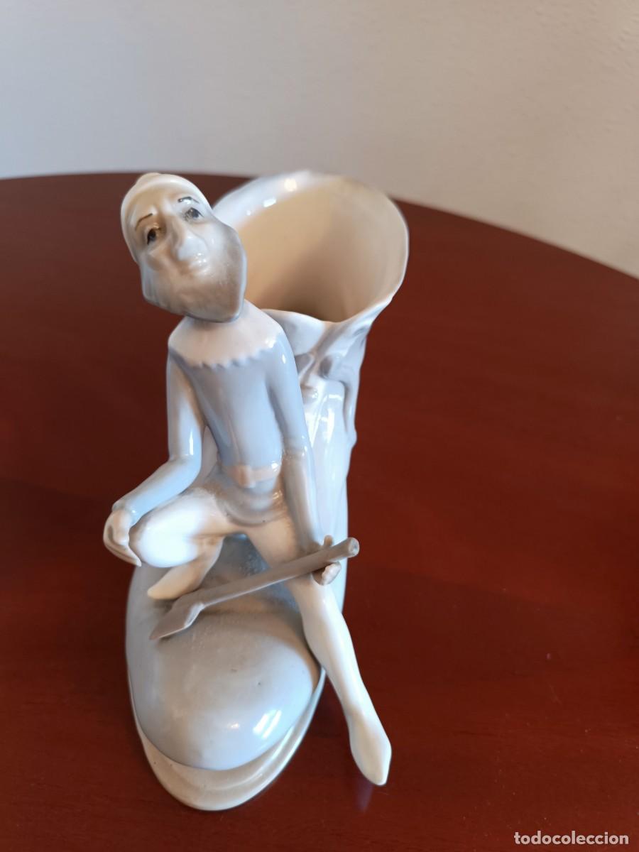 Antig&uuml;edades: BOTA CON DUENDE - PORCELANA - Foto 2