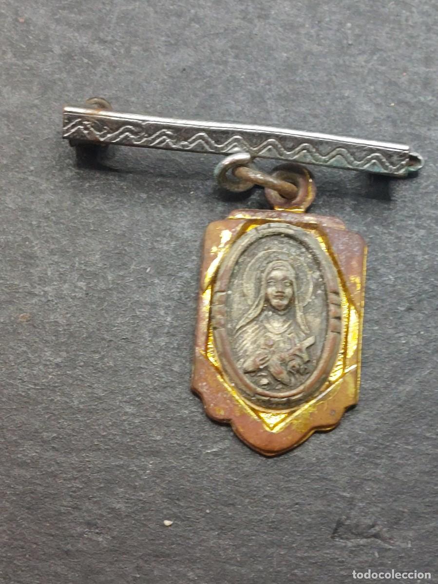 Antig&uuml;edades: COLGANTE MEDALLA RELIGIOSA - Foto 1