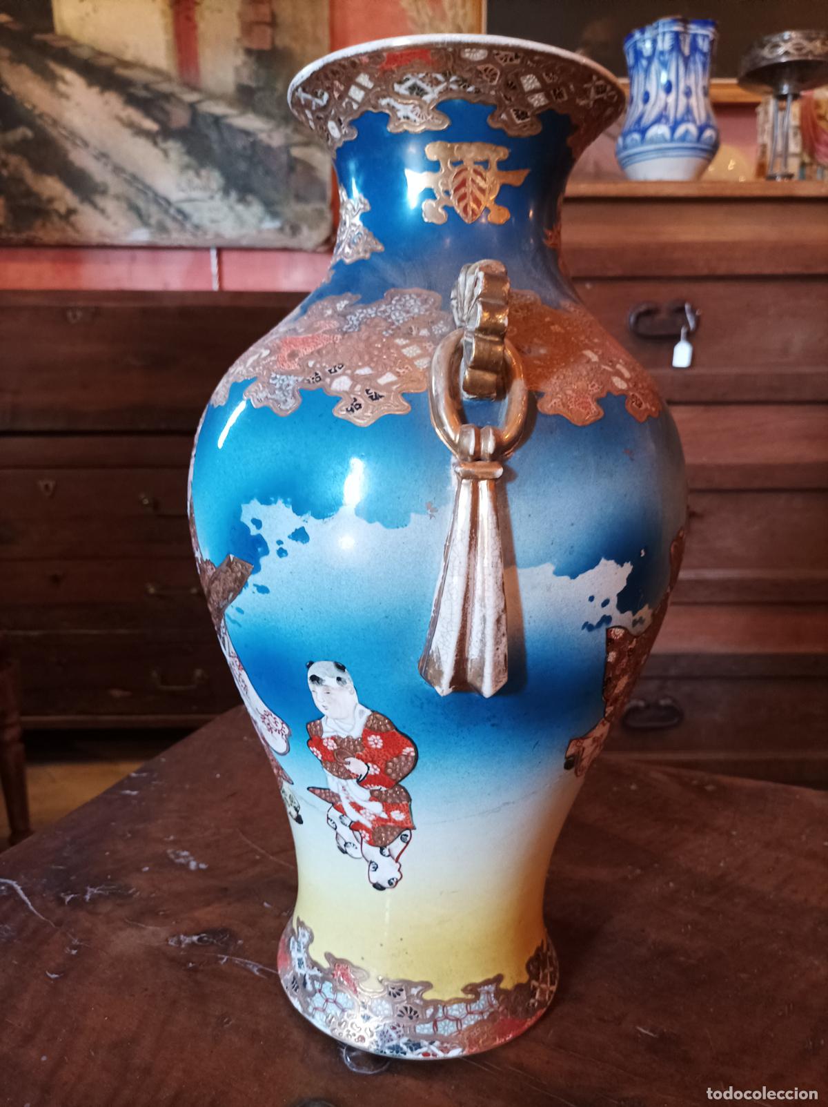 Antig&uuml;edades: Pareja de Jarrones Satsuma - Foto 10