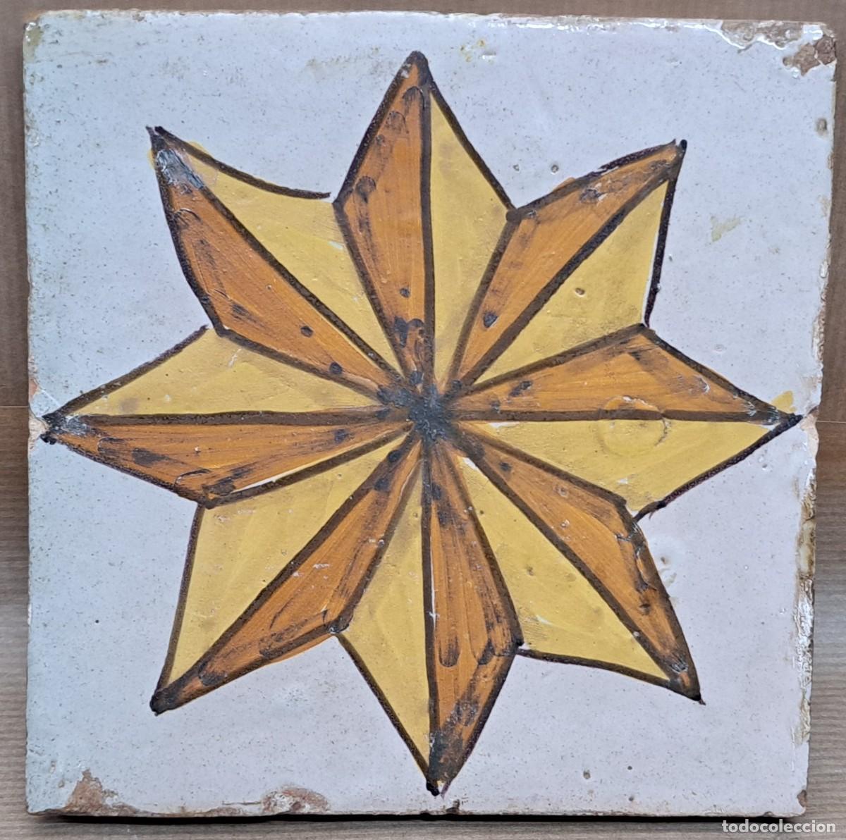 Antig&uuml;edades: Azulejo catal&aacute;n del siglo XVIII - Foto 1
