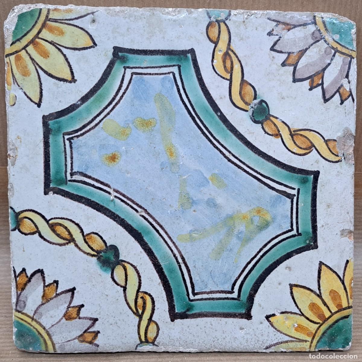 Antig&uuml;edades: Azulejo catal&aacute;n del siglo XIX - Foto 2
